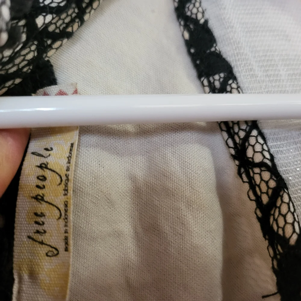 NWOT Free People Women's Black Lace Cocktail Dress Size 0 - Picture 6 of 10